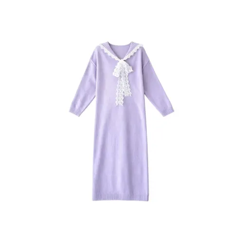 JOSR Длинное платье с длинными рукавами женское