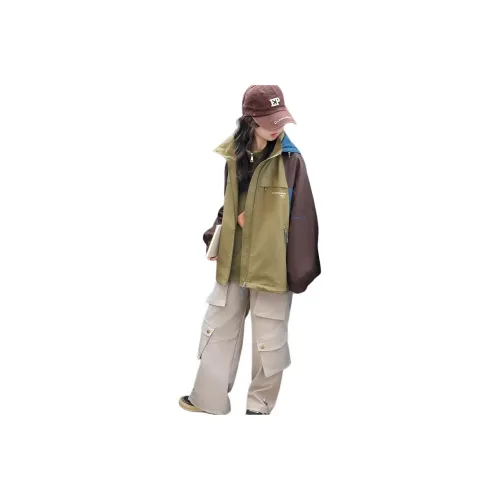 TLIT Армейский зеленый Утеплённый с Подкладкой KIDS Утеплённая куртка