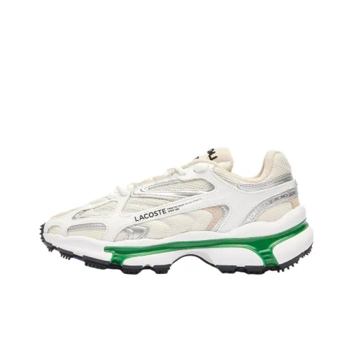 LACOSTE Collaboration L003 2K24 Низкий Топ Casual Женский Бежевый Зеленый