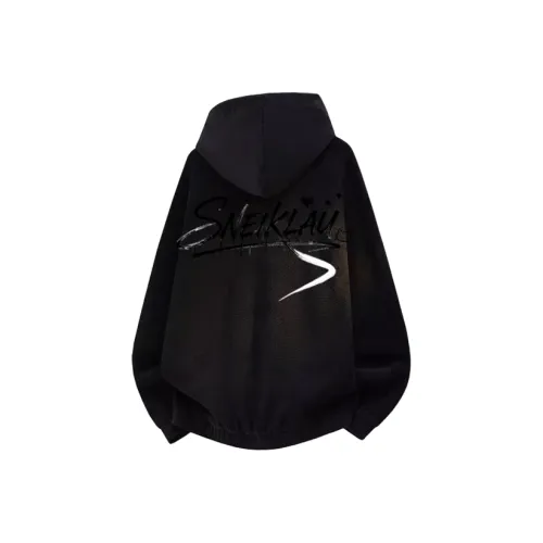 SNEIKLAU Черный Унисекс Свитшоты