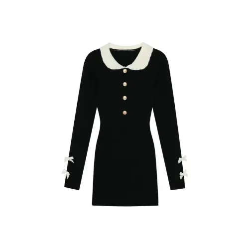 MORTEN SOLUM Длинное платье с длинными рукавами женское