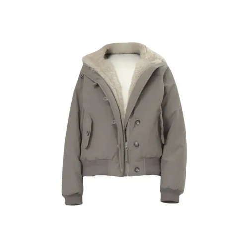 VKXOW Серый Женский пуховик