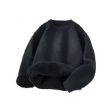 Черный с флисовой подкладкой