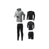 Серый комплект из 5 штук (Чисто черный комплект, на 2 размера больше, при отправке будет включен дополнительный маленький размер)