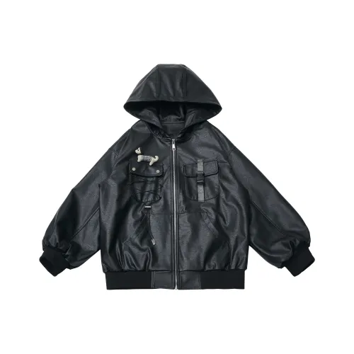 Pink Savior Кожа Куртка Пальто Женские