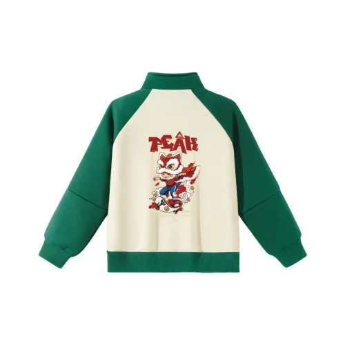 PEAK Винтажный зеленый PK Письмо Лев K+PK Лев Голова Скейтборд B KIDS Свитшоты