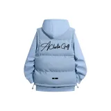 Комплект одежды (Свитшот Sky Blue + Двусторонний синий утолщенный жилет)