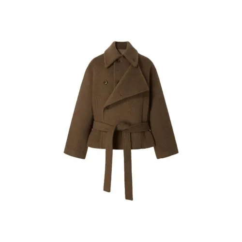 ONE PASS STUDIO Кофе Женские Пальто