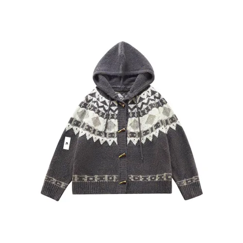 FOMOCE Темно-серый унисекс свитеры