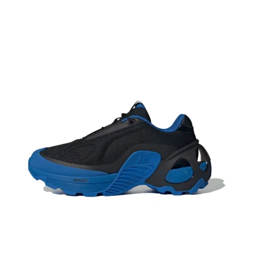 Adidas Edge Runner Slip-Resistant и Abrasion-Resistant Coating Низкие Кроссовки для Бега Унисекс Черный Синий