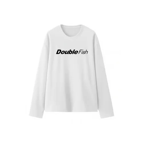 Двойная рыба Унисекс T-рубашки