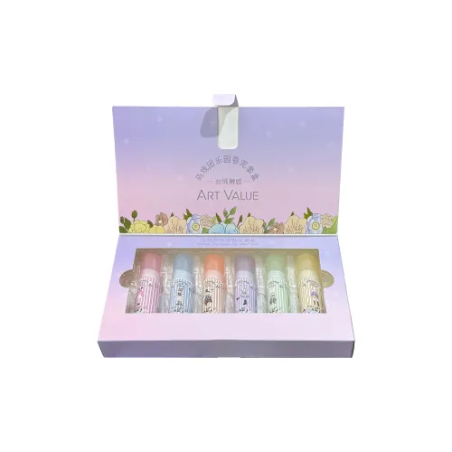 ART VALUE Circus Парк развлечений Lip Balm Комплект 6 Пачка Gift Box Set Nourishing