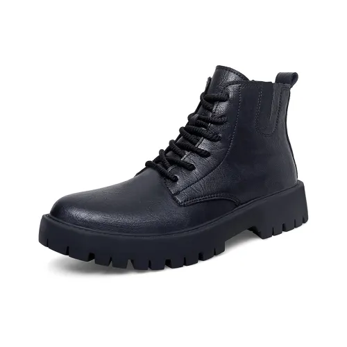 KELUOE Martin Boots Мужские Черные