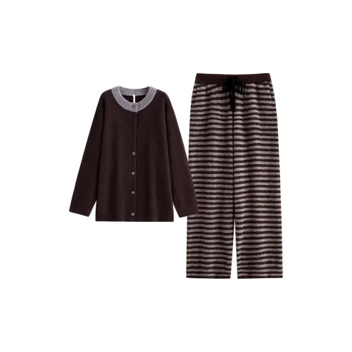 YUENEI Коричневый Мужской Пижамный Комплект