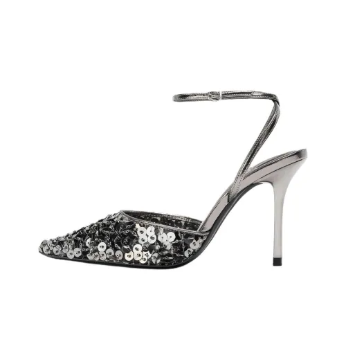 ZARA Collaboration Низкий каблук Высокий каблук 10,5 см Женский Серый