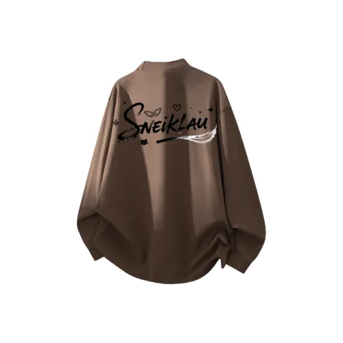 SNEIKLAU Кофейный Унисекс Свитшоты