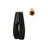 Черный с флисовой подкладкой