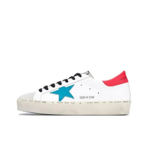 Golden Goose Hi Star Low Топ Скейтборд Кроссовки Мужские Белые Потертые