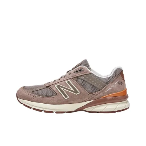 Slow Steady Клуб x New Balance NB 990 V5 Амортизация Устойчивый к истиранию Легкий Низкий Топ Беговые кроссовки Мужские