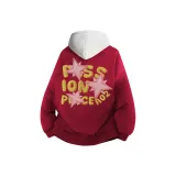 Бургунди [1099 Пуховая куртка] (В комплекте с высококачественным тяжелым бело-серым свитшотом Фотиния)