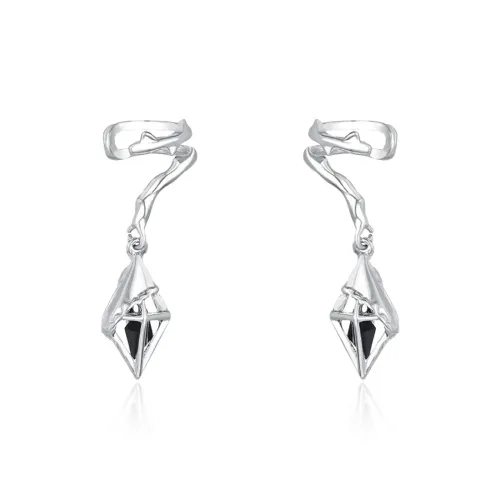 ZANC Сплав Нижняя заколка On Серьги Унисекс