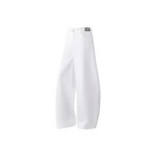 VNHP Белый Унисекс Джинсы