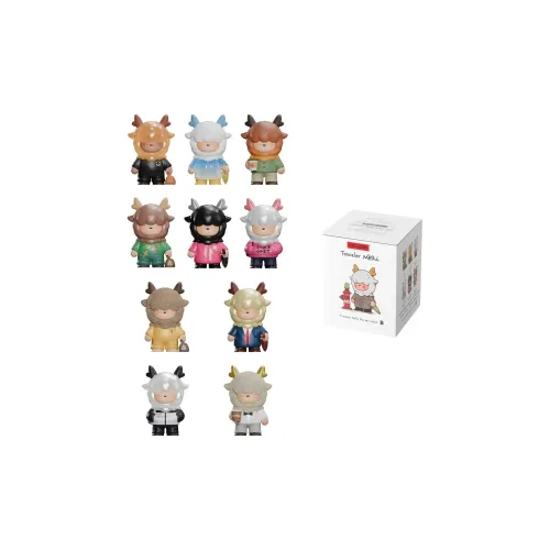 RUISHOU Mellu Self Carrying B END Модные фигурки Слепые коробки Одиночная Слепая коробка Полная коробка 8 шт