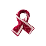 Стиль 2 - Бордовый + Черный, Козий кашемир