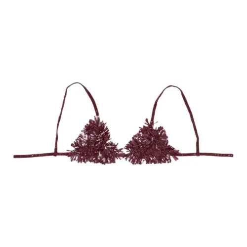 Alanui Вишнево-красный Женский Бюстгальтер