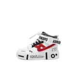 Белый, черный, флисовая подкладка