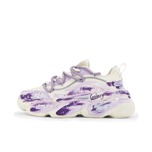 Anta Meow Shoes Амортизация Противоскользящие Устойчивые к истиранию Низкий Топ Телесный Подошва Кроссовки Женские