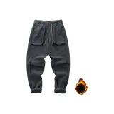 Серый с флисовой подкладкой