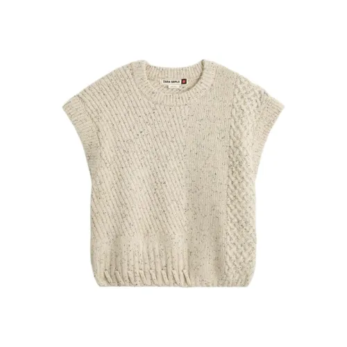 ZARA Collaboration Белые Мужские Майки