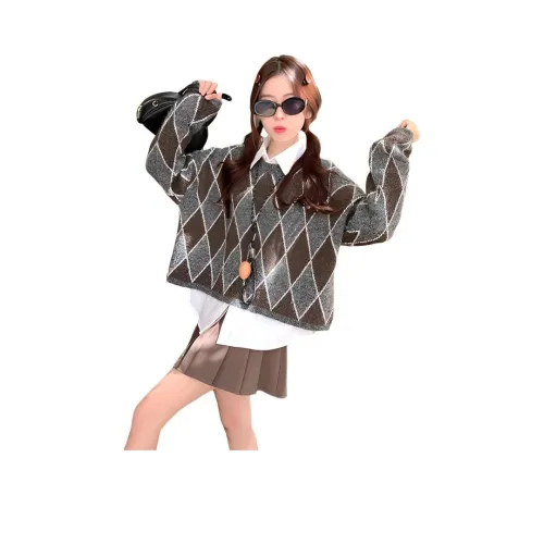 MORTEN SOLUM Коричневый и Серый Женский Трикотаж