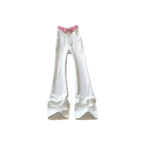 MILING Белый Женские Джинсы