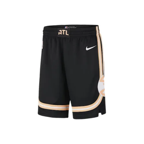 Nike Черные Белые Унисекс Баскетбольные Шорты