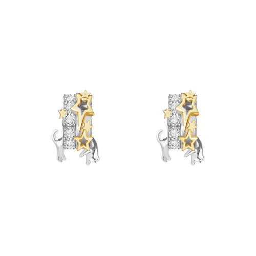 Masw UNIQUE Серьги с кошкой Унисекс