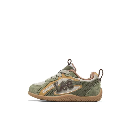 Lee совместный модель Low Top KIDS Lifestyle Shoes Армейский зеленый Детский