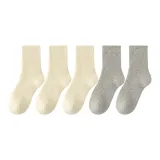 [5 пар] Молоко Белый 3+ Серый 2