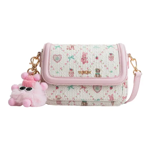 Juju Jimmy ПУ (полиуретан) Сумка через плечо Женская Розовая