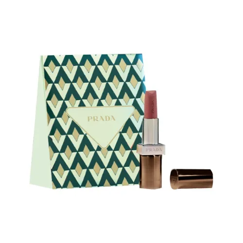 PRADA 2025 Christmas Collection Нюдовый Розовый Коричневый Помада Питательная Естественная 3,8г