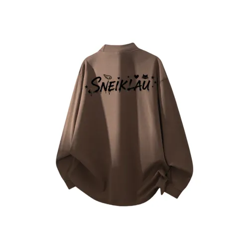 SNEIKLAU Кофейный Унисекс Свитшоты