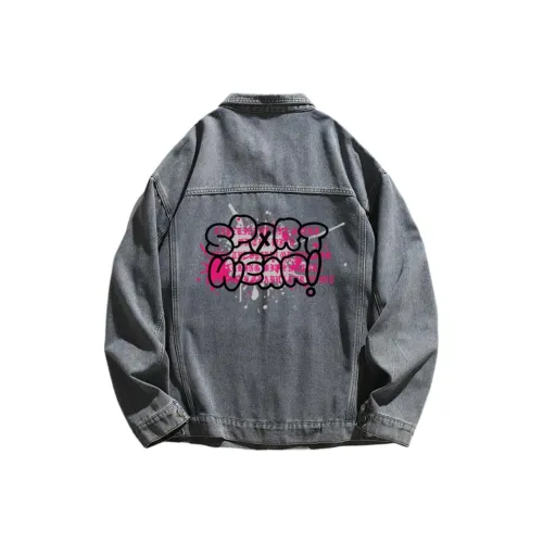 SUBEIQINGNIAN Деним Куртка Унисекс