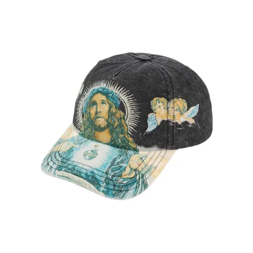 Supreme Кепки Унисекс Темно-серый Розовый