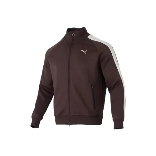 PUMA T7 Темно-коричневый Мужская Куртка