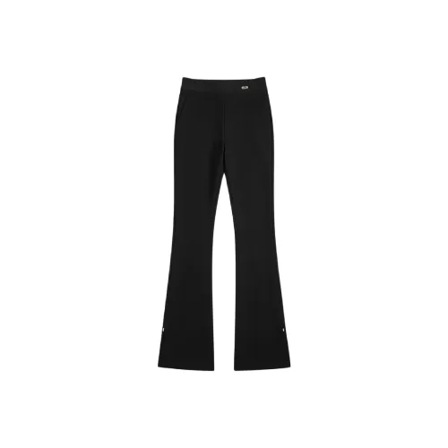 LEIDUO Черные Женские Повседневные Штаны