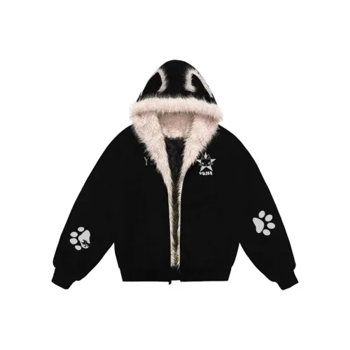 XUJIA Черный Унисекс Пуховики