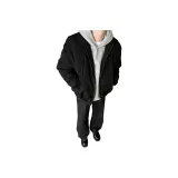 Черный хлопковый пуховик, улучшенный (90% выбор клиентов)