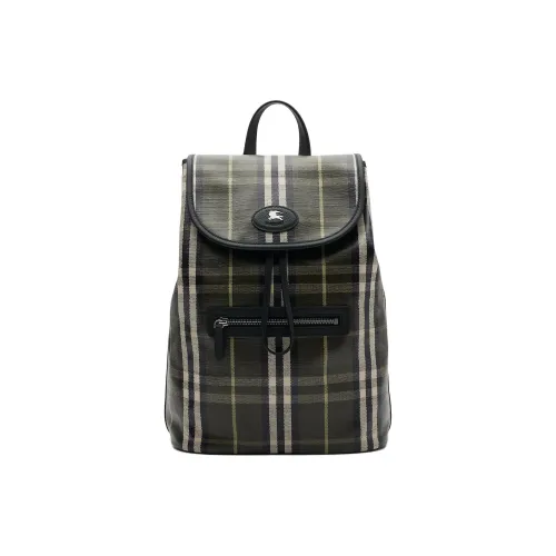 Burberry Highlands Хлопок Вискоза Лен Рюкзак Мужской Лесной Зеленый