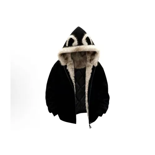 DEMAVIE Черный Желтый Унисекс Пуховики